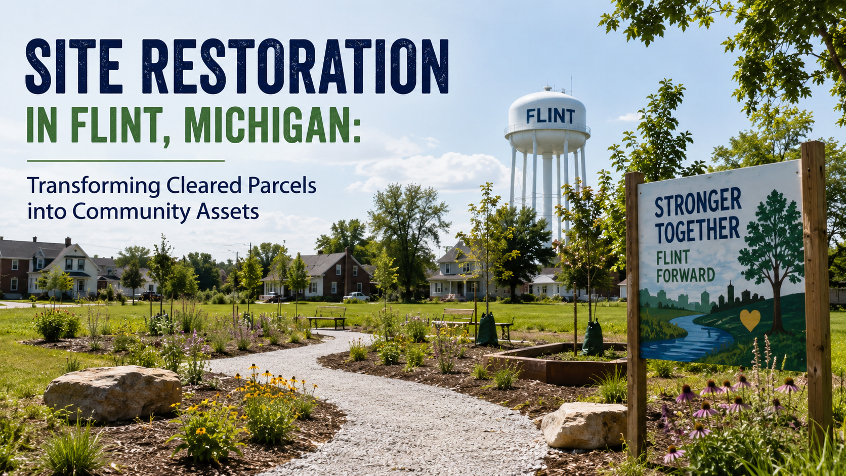Site Restoration in Flint, Michigan: Transforming Cleared Parcels into Community Assets